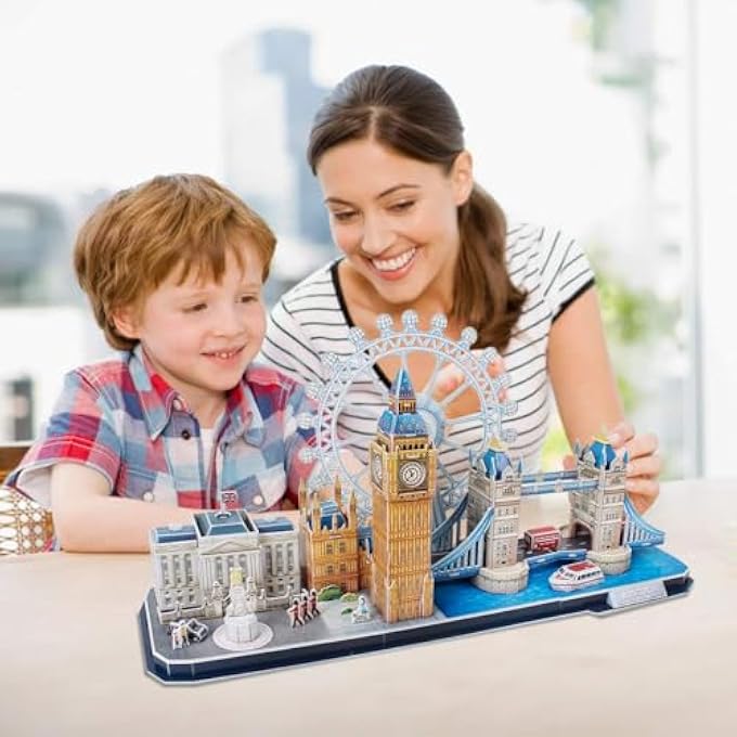 3D PUZZLES FOR KIDS AGES 8-10 - LONDON CITY STEM PROJECTS ARTS CRAFTS 3D ARCHITECTURE CRAFTS FOR GIRLS AGES 8-12 - 3D PUZZLE BIRTHDAY GIFTS FOR 8 YEAR OLD GIRLS - Image 3